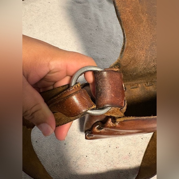 Vintage Brown Leather Shoulder Bag - Picture 12 of 12